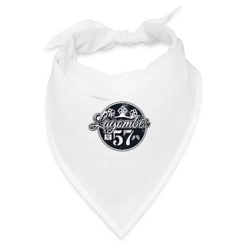 Siegerland Lagombes Lagömbes Mädchen für alles! - Bandana Dreieckstuch - Weiß - Vorne
