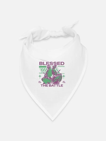 by the Battle Duo - Bandana Dreieckstuch - Weiß