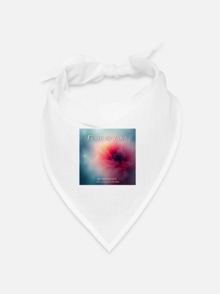 Echoes of Love von Monsoon/Mark Noone - Bandana Dreieckstuch - Weiß