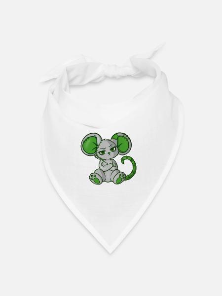 Lyra (Bella Donna‘s wicked world) - Bandana Dreieckstuch - Weiß