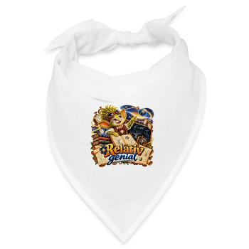 Wenuma Relativ genial - Bandana Dreieckstuch - Weiß - Vorne