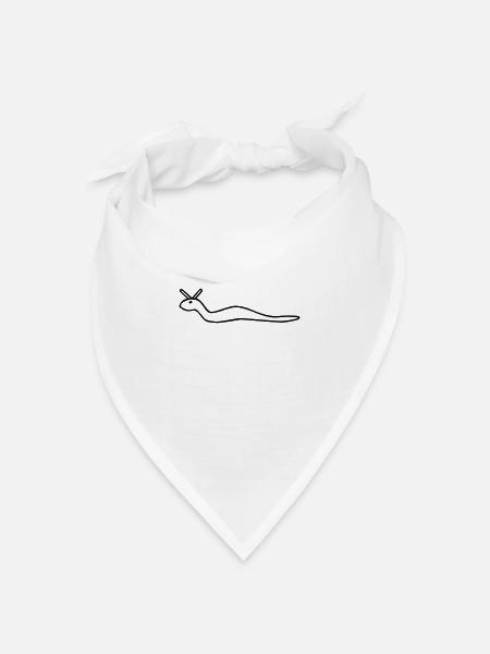 Wurm - Bandana Dreieckstuch - Weiß