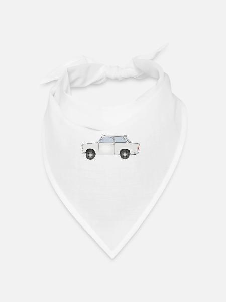 Trabi - Bandana Dreieckstuch - Weiß