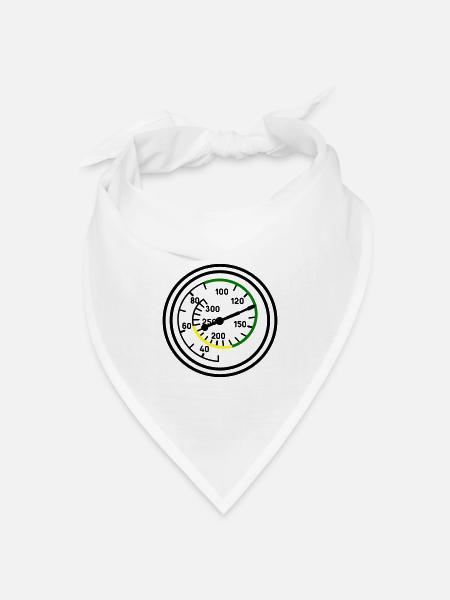 Fahrtmesser - Bandana Dreieckstuch - Weiß