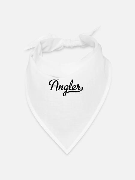 Angler - Bandana Dreieckstuch - Weiß