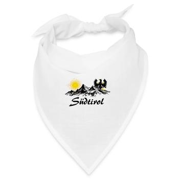 Südtirol Design - Bandana Dreieckstuch - Weiß - Vorne