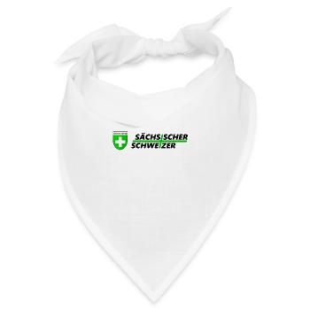 Saechsischer schweizer - Bandana Dreieckstuch - Weiß - Vorne