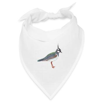 Kiebitz - Bandana Dreieckstuch - Weiß - Vorne