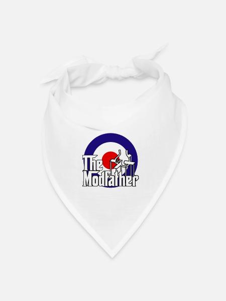 der modfather - Bandana Dreieckstuch - Weiß