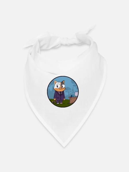 ABOGATO - Bandana Dreieckstuch - Weiß