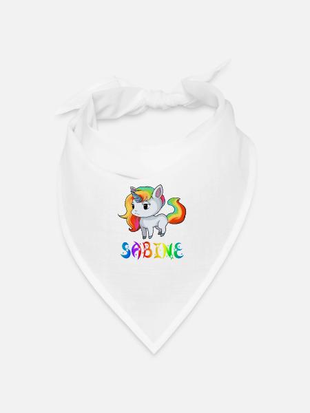 Sabine Einhorn - Bandana Dreieckstuch - Weiß