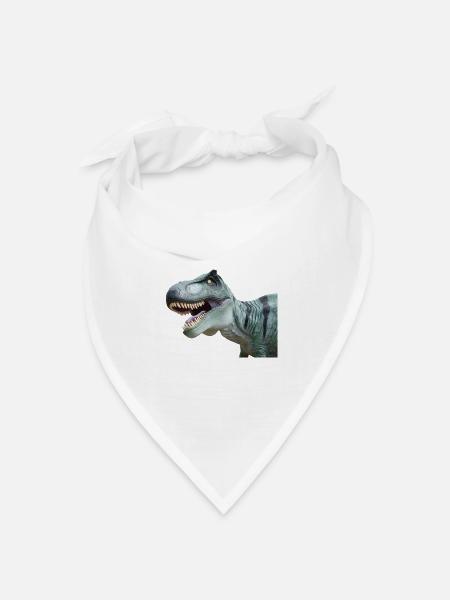 T-Rex - Bandana Dreieckstuch - Weiß