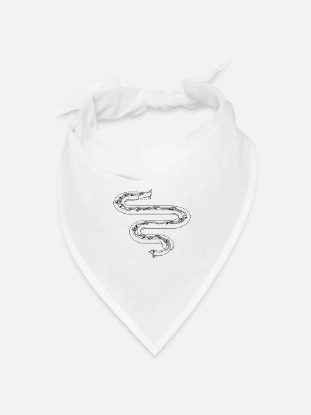 Longdog - Bandana Dreieckstuch - Weiß