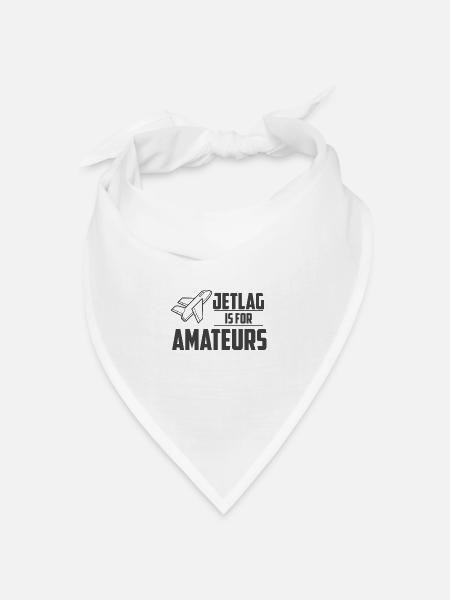 JETLAG - Bandana Dreieckstuch - Weiß