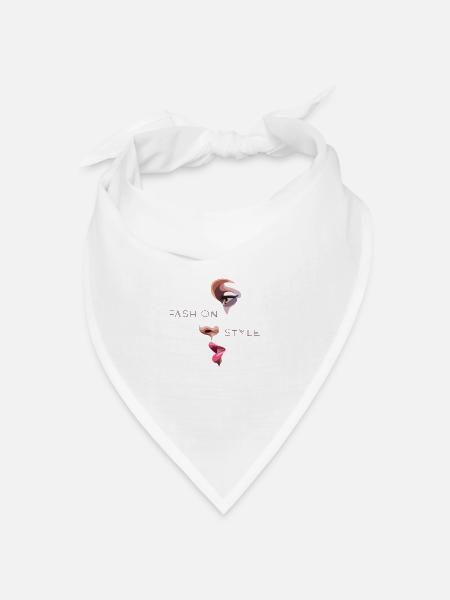 fashion girl - Bandana Dreieckstuch - Weiß