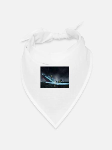 Titanic - Bandana Dreieckstuch - Weiß