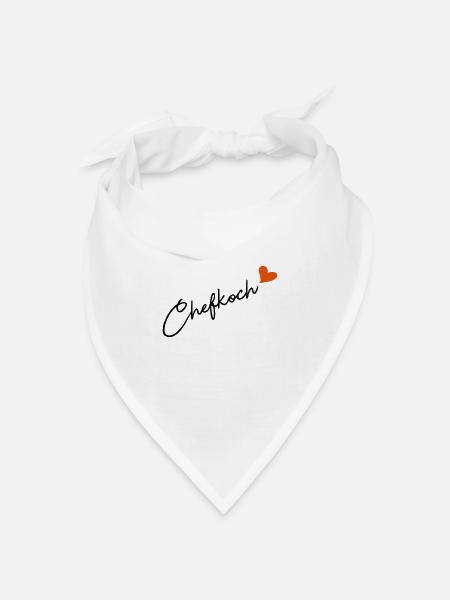 Chefkoch - Bandana Dreieckstuch - Weiß