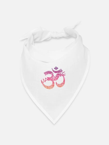 Yoga - Bandana Dreieckstuch - Weiß