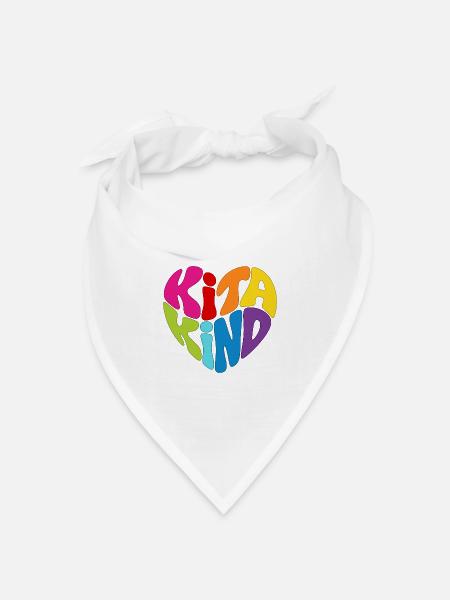 Kitakind Kita Kind - Bandana Dreieckstuch - Weiß