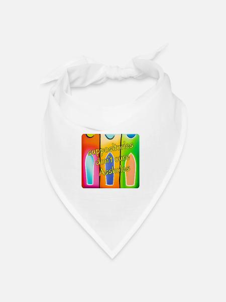 Suppo.EN - Bandana Dreieckstuch - Weiß