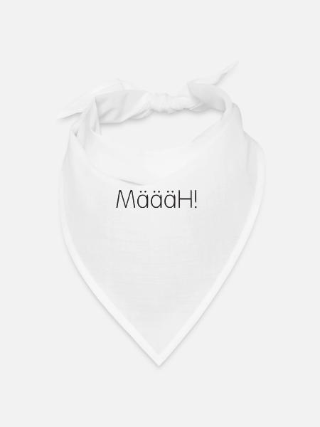 MäääH! - PrintShirt.at - Bandana Dreieckstuch - Weiß