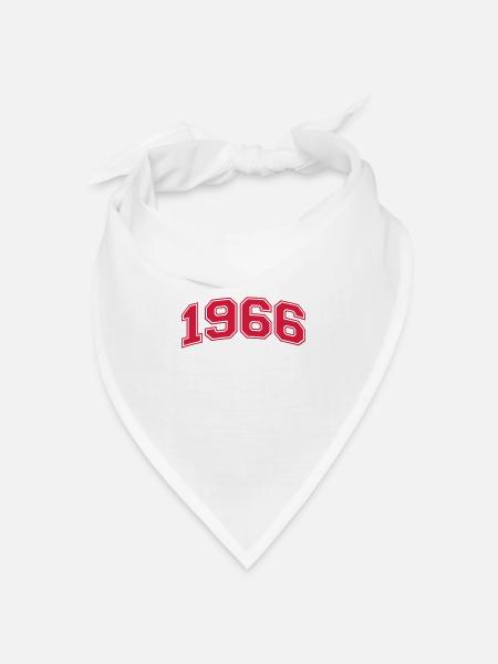 1966 - Bandana Dreieckstuch - Weiß