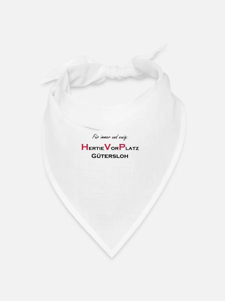 Gütersloh HVP - Bandana Dreieckstuch - Weiß