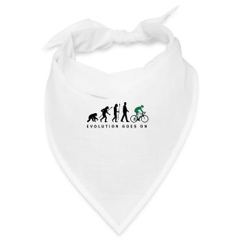 evolution_radfahrer_052012_d_3c - Bandana Dreieckstuch - Weiß - Vorne