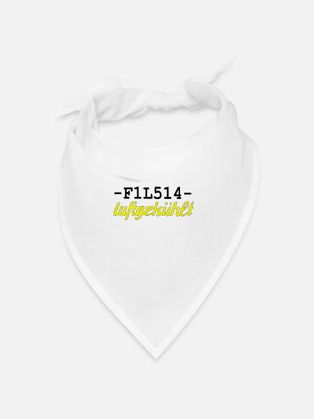 F1L514 - Bandana Dreieckstuch - Weiß