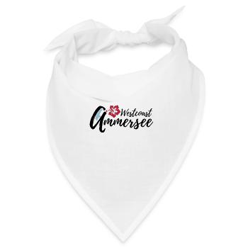 Ammersee Westcoast 3c - Bandana Dreieckstuch - Weiß - Vorne