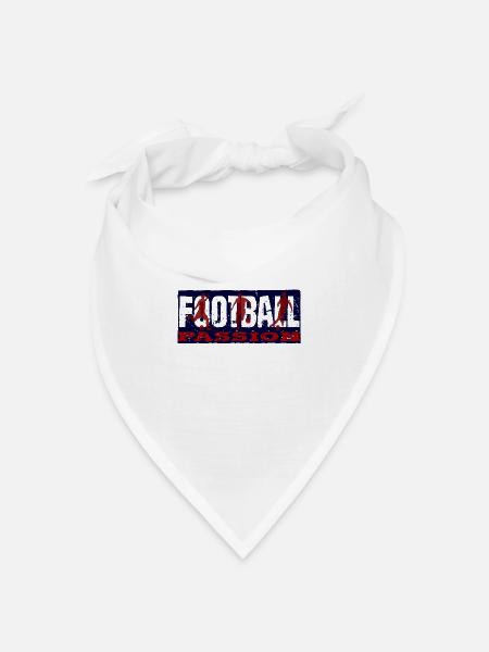 FOOTBALL - Bandana Dreieckstuch - Weiß