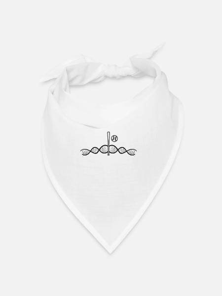 Baseball Geschenk Baseballspiel Baseballliebhaber - Bandana Dreieckstuch - Weiß
