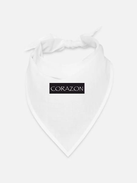 Einhorn Corazon - Bandana Dreieckstuch - Weiß