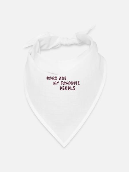 Hund - Bandana Dreieckstuch - Weiß