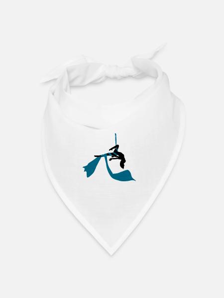 Aerial Silk - Bandana Dreieckstuch - Weiß