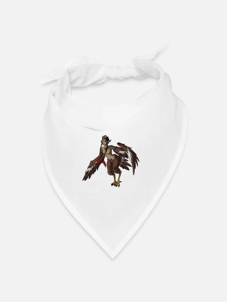 Harpyie - Bandana Dreieckstuch - Weiß