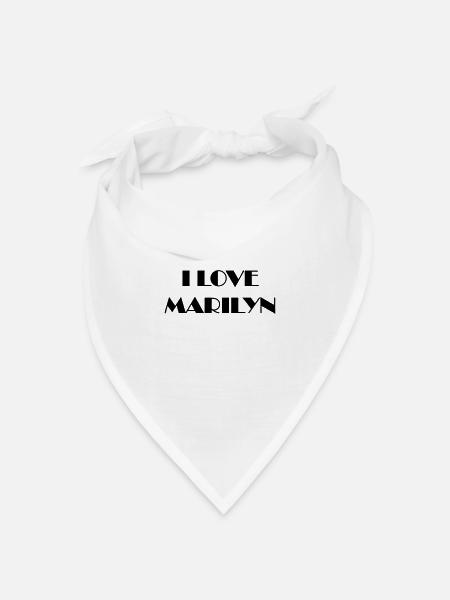 marilynbroadway - Bandana Dreieckstuch - Weiß