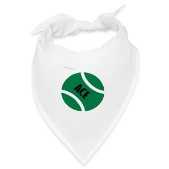ace tb - Bandana Dreieckstuch - Weiß - Vorne
