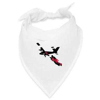 Wingsuit - Bandana Dreieckstuch - Weiß - Vorne