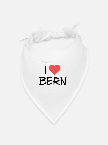 Bern - Bandana Dreieckstuch - Weiß
