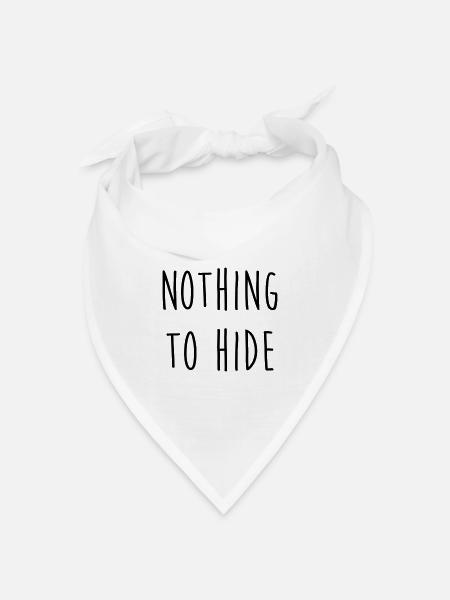 Revolution / Frieden / Menschen / Reise / Grün / - Bandana Dreieckstuch - Weiß
