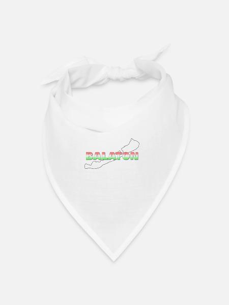 Balaton - Bandana Dreieckstuch - Weiß
