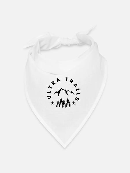 Ultra Trails - Bandana Dreieckstuch - Weiß