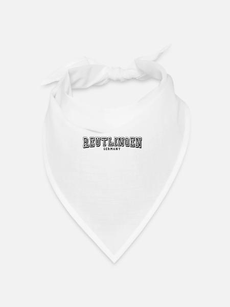 Reutlingen - Bandana Dreieckstuch - Weiß