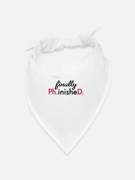 phd - Bandana Dreieckstuch - Weiß