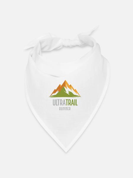 UltraTrail Läufer - Bandana Dreieckstuch - Weiß