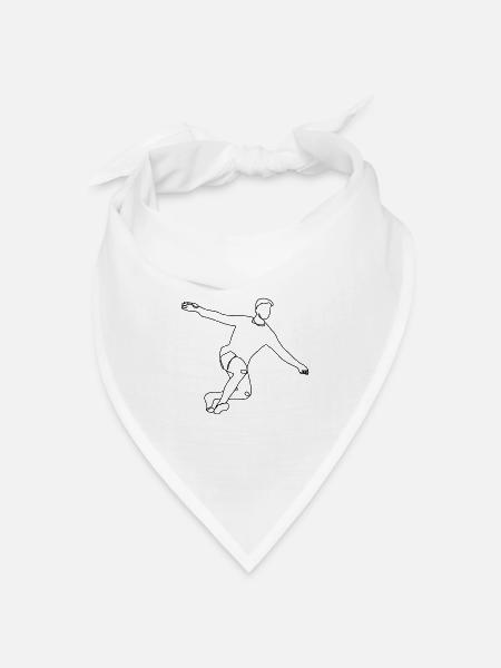 Jubel - Bandana Dreieckstuch - Weiß