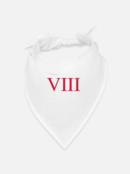 8 - Bandana Dreieckstuch - Weiß