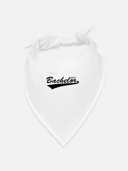 Bachelor Party - Bandana Dreieckstuch - Weiß