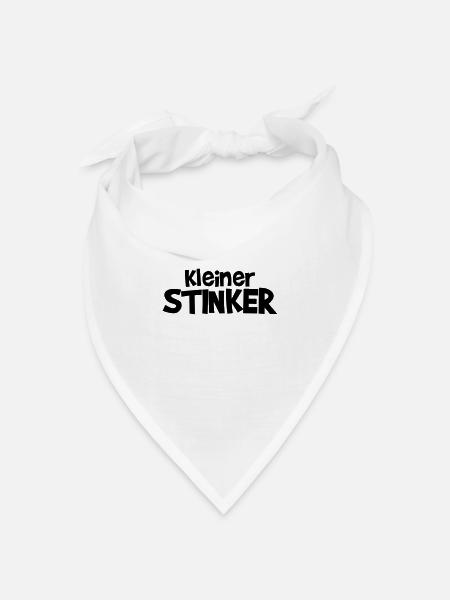 kleiner Stinker - Bandana Dreieckstuch - Weiß